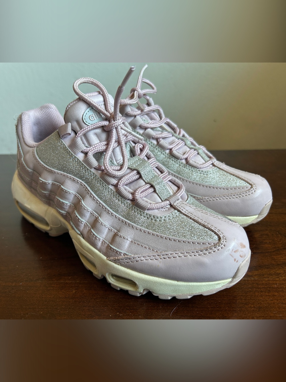 Vintage Nike Air Max Women's Purple Glitter Sneakers